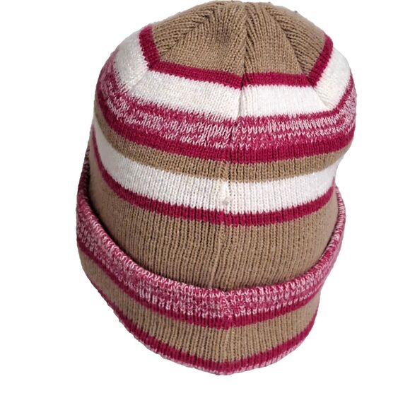 SUPREME BEANIE NEW YORK AUTHENTIC WINTER HAT BIG LOGO SPACE DYE STRIPE main image 2